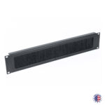 Cable Management Panel with Brush Strip | Lowell Manufacturing