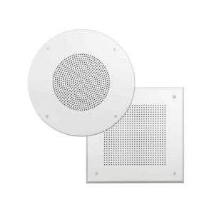 LOWELL JG8X GRILLE Wall 8" sub subwoofer/SPEAKER WHITE SCREW-MOUNT SQUARE Grill 